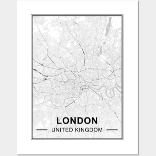 London Map Posters and Art